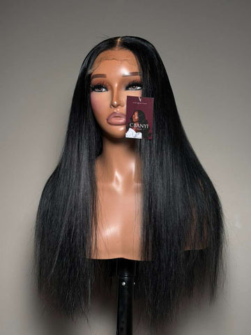 22in straight  |  Rina | Jet black